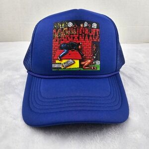 Snoop Dogg Doggystyle Album Cover Royal Blue Mesh Trucker Snapback Hat